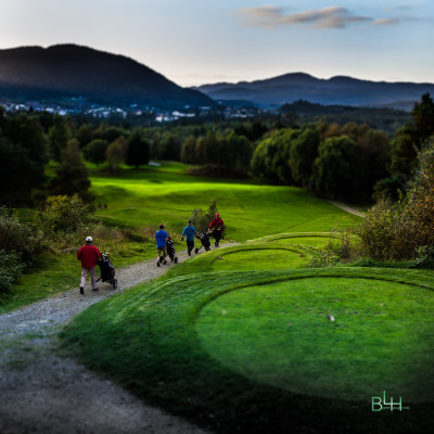 Golfbanen er åpen hele året