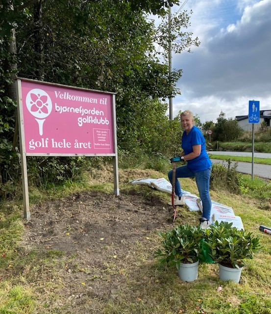 Flott nyplanting på anlegget